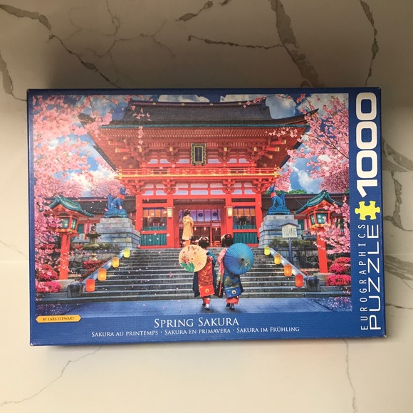 Eurographics Puzzle 1000 Pieces Spring Sakura Japan - Picture 1 of 5